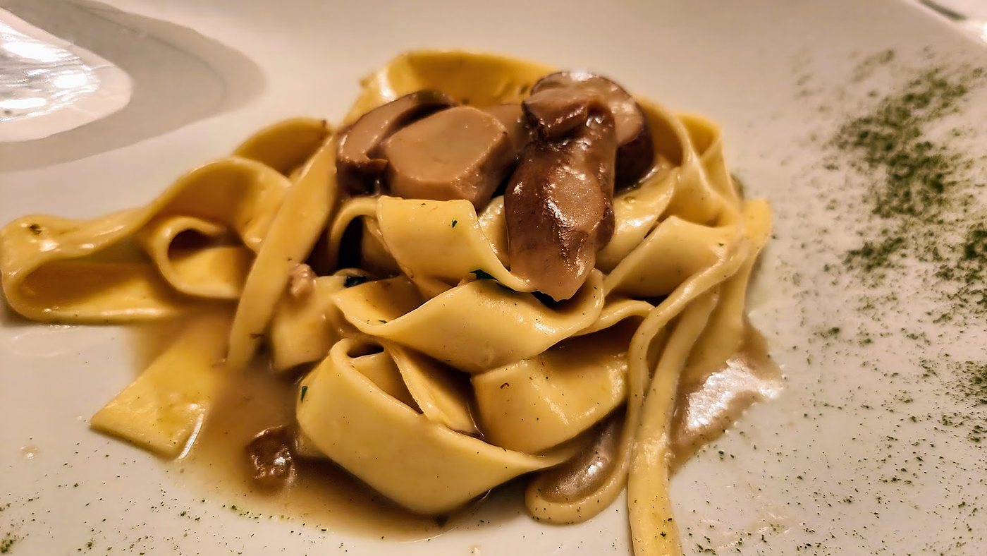 Pappardelle ai funghi porcini